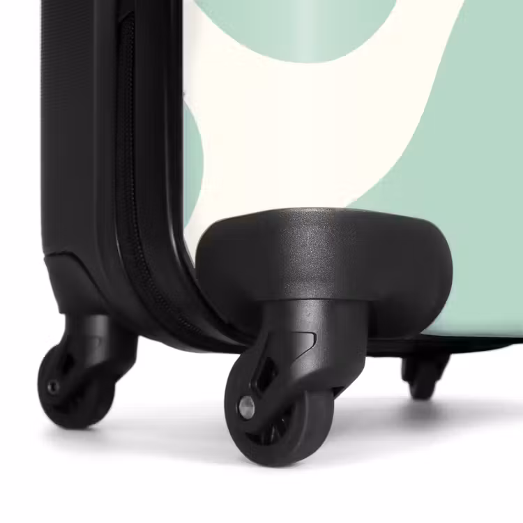 Suitcase - Abstract - Mint green shapes — 6