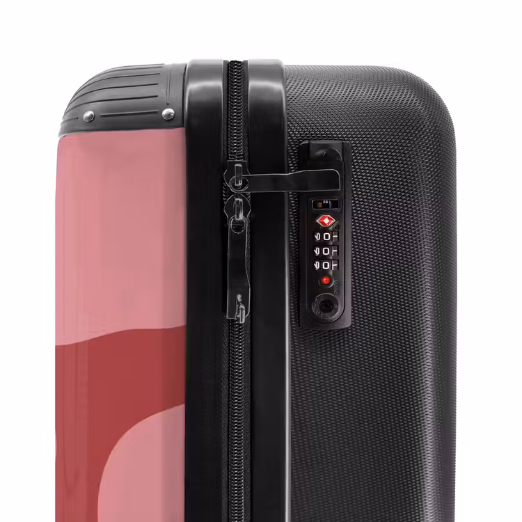Suitcase - Abstract - Pink shapes — 5