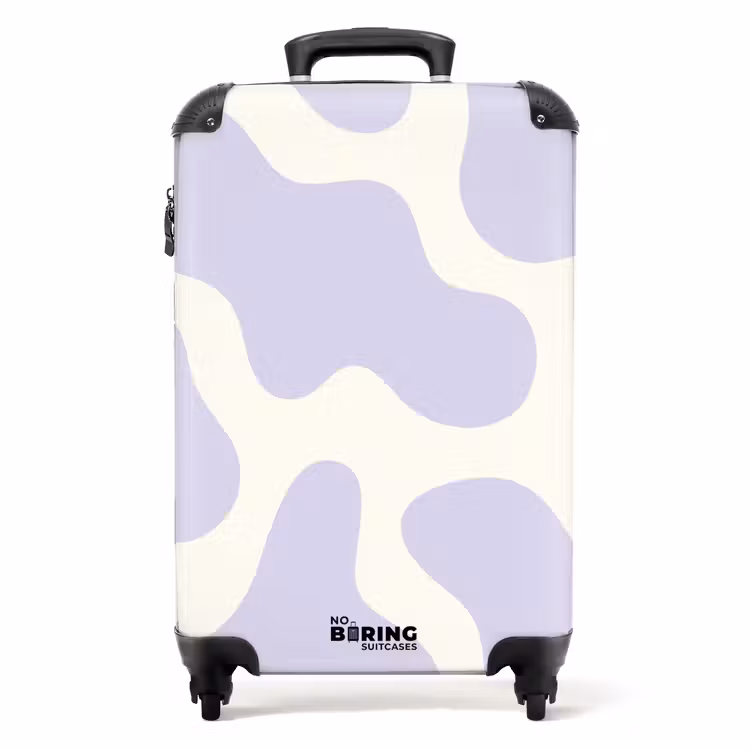Suitcase - Abstract - Purple shapes — 1
