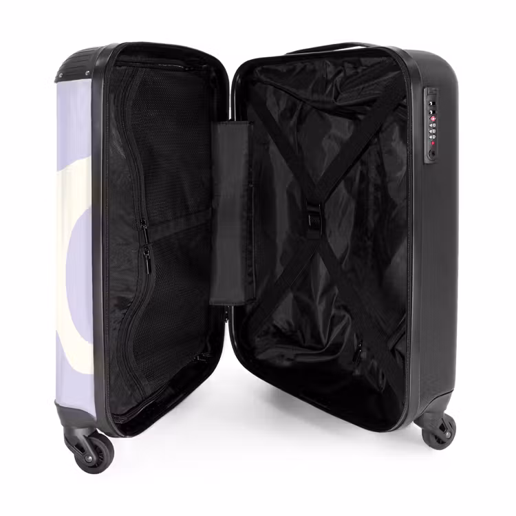Suitcase - Abstract - Purple shapes — 3