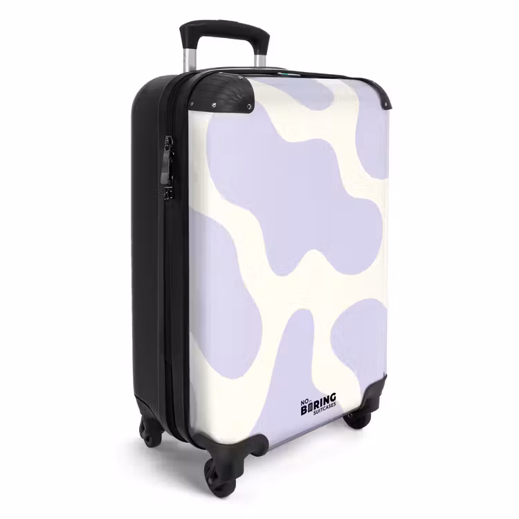 Suitcase - Abstract - Purple shapes — 4