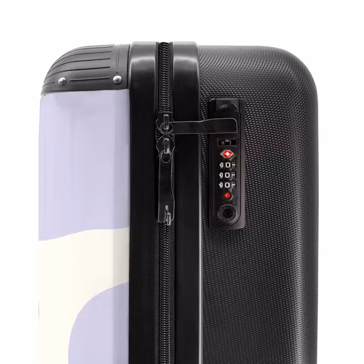Suitcase - Abstract - Purple shapes — 5