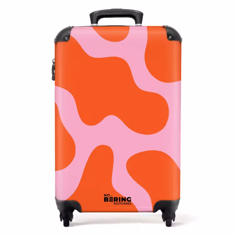 Suitcase - Abstract - Red shapes — 1