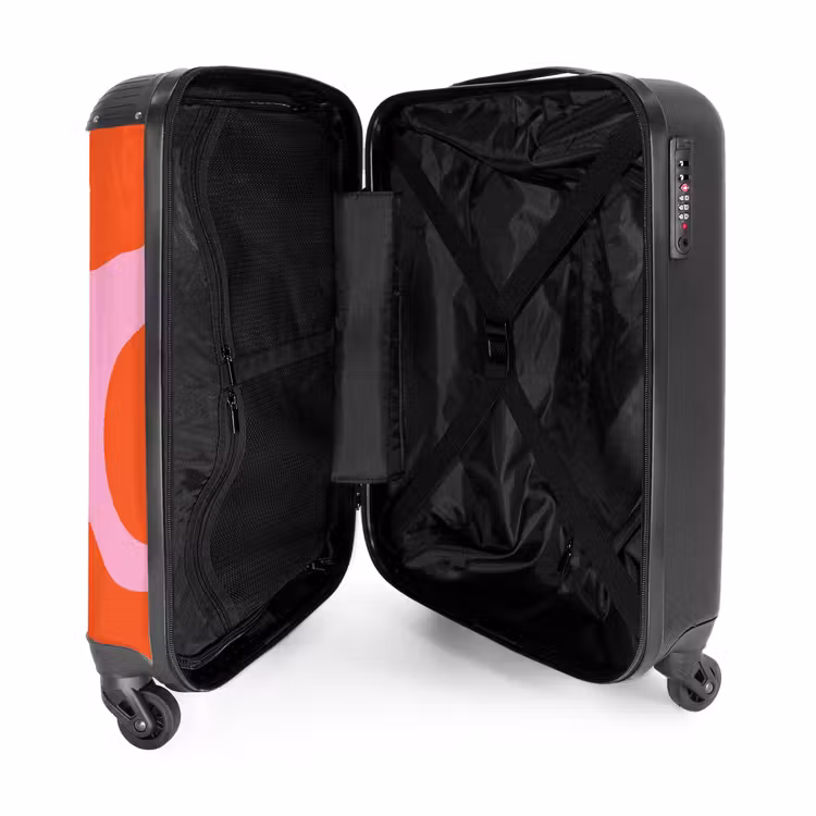 Suitcase - Abstract - Red shapes — 3