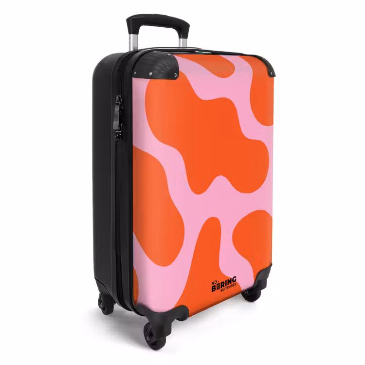 Suitcase - Abstract - Red shapes — 4