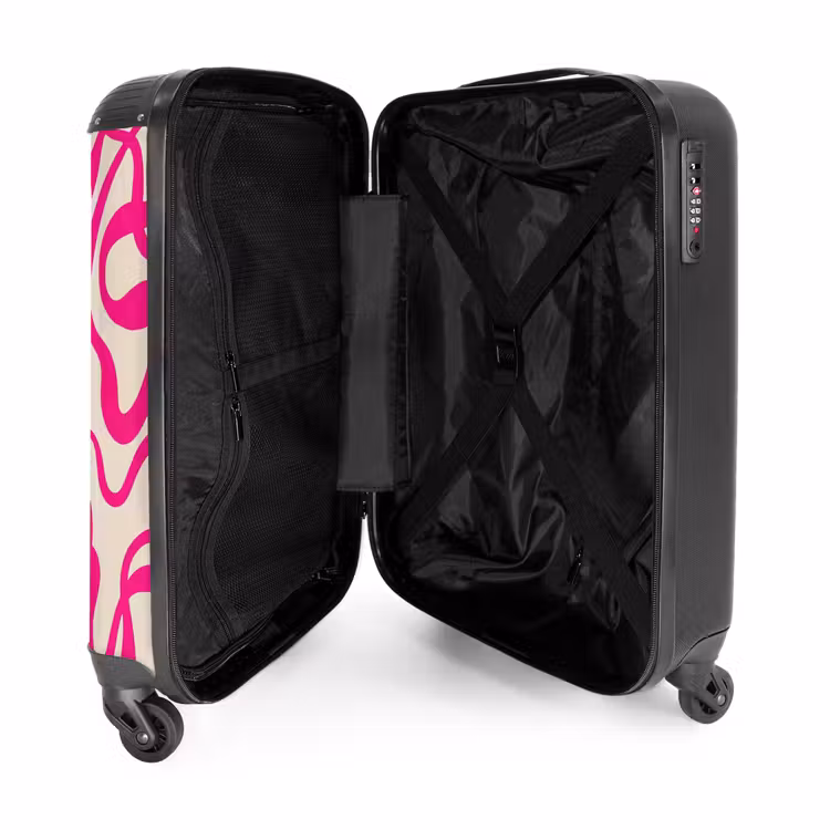 Suitcase - Abstract - Wavy lines — 3