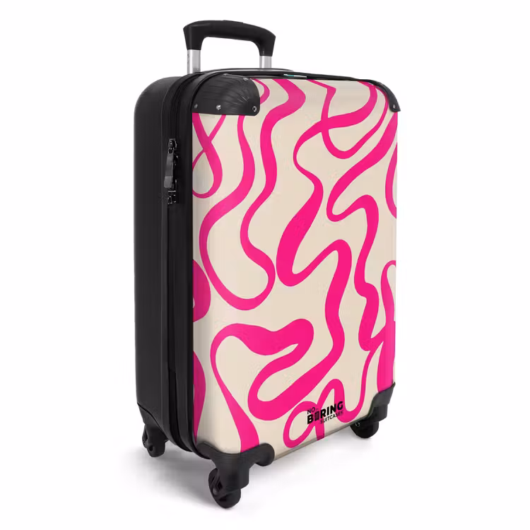 Suitcase - Abstract - Wavy lines — 4