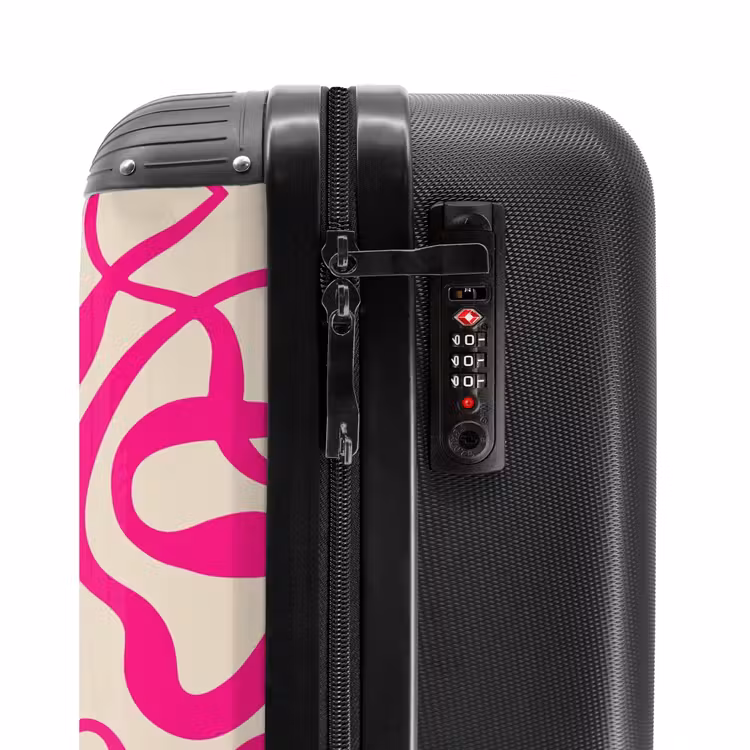 Suitcase - Abstract - Wavy lines — 5