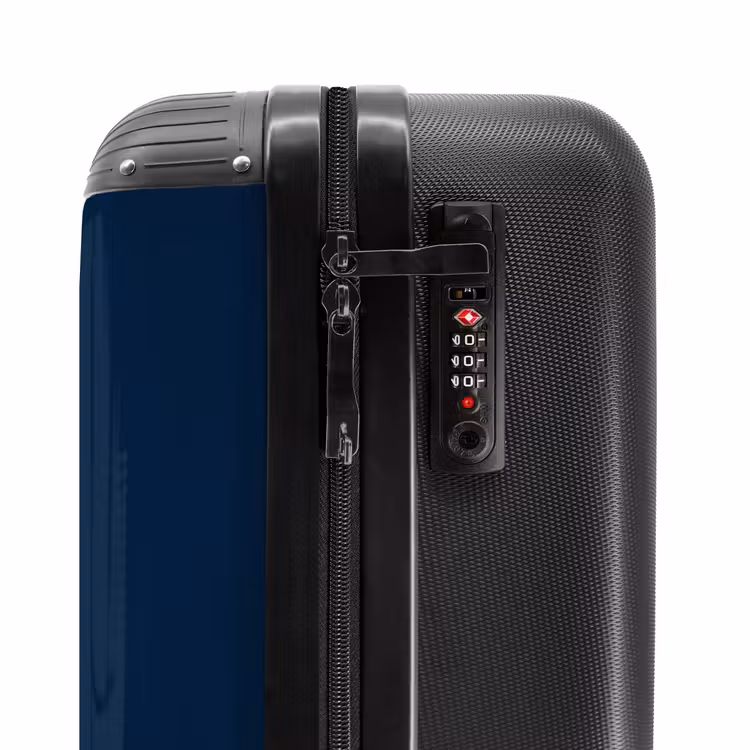 Suitcase - Abstract - Wavy lines Blue — 5