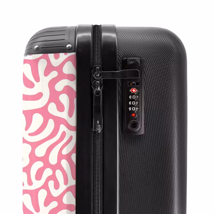 Suitcase - Abstract - White motif — 5