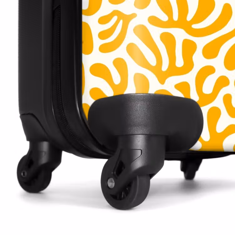 Suitcase - Abstract - Yellow motif — 6