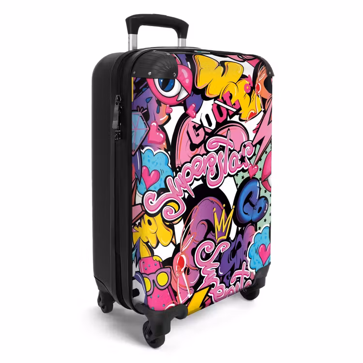 Suitcase - Girly graffiti — 4