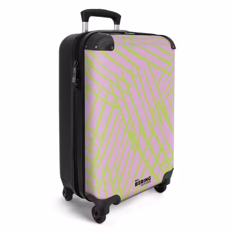 Suitcase - Line art - Green/Purple — 4