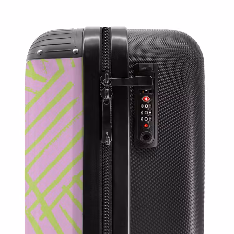 Suitcase - Line art - Green/Purple — 5