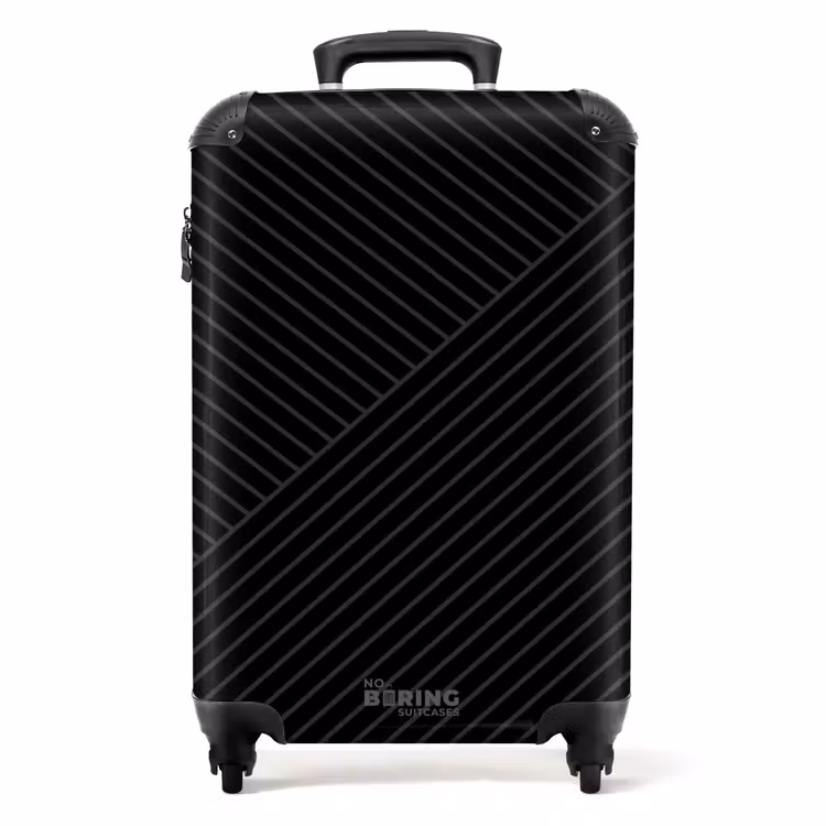 Suitcase - Modern line art black — 1