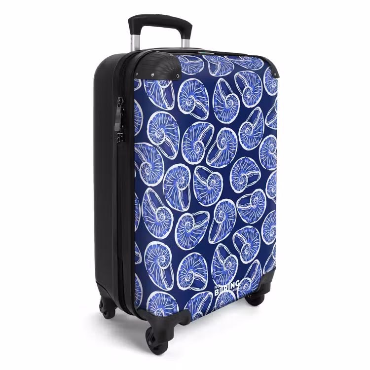 Suitcase - Blue shell pattern — 4