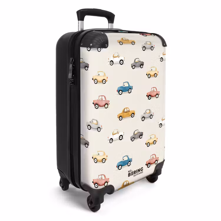 Suitcase - Colorful retro cars — 4