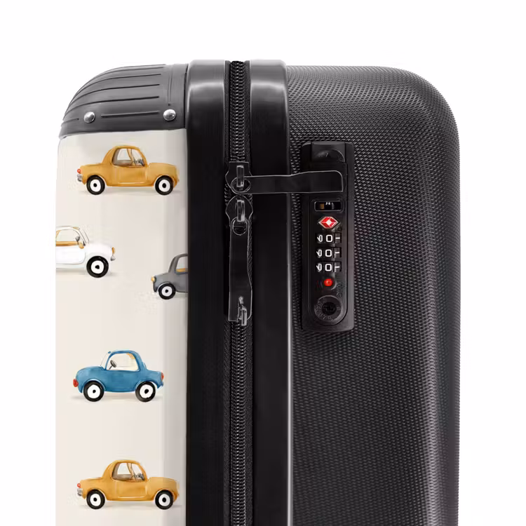 Suitcase - Colorful retro cars — 5