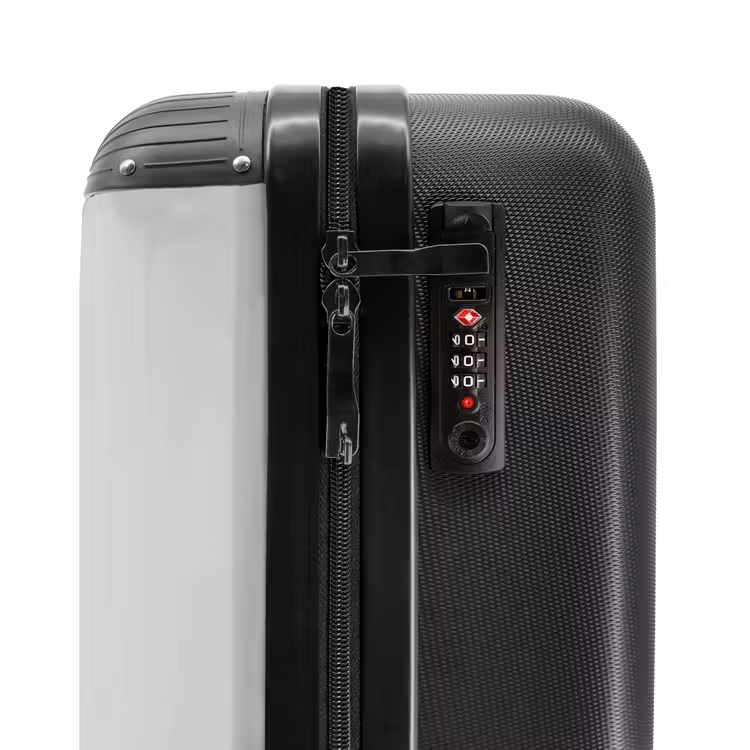 Suitcase - Dino in beige and gray colors — 5