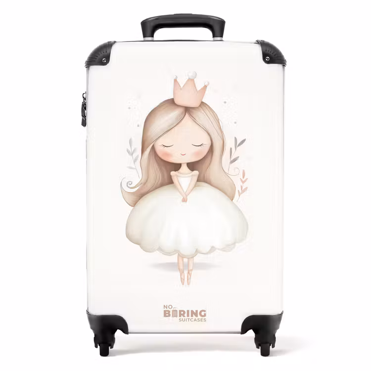 Suitcase - Graceful princess in white — 1