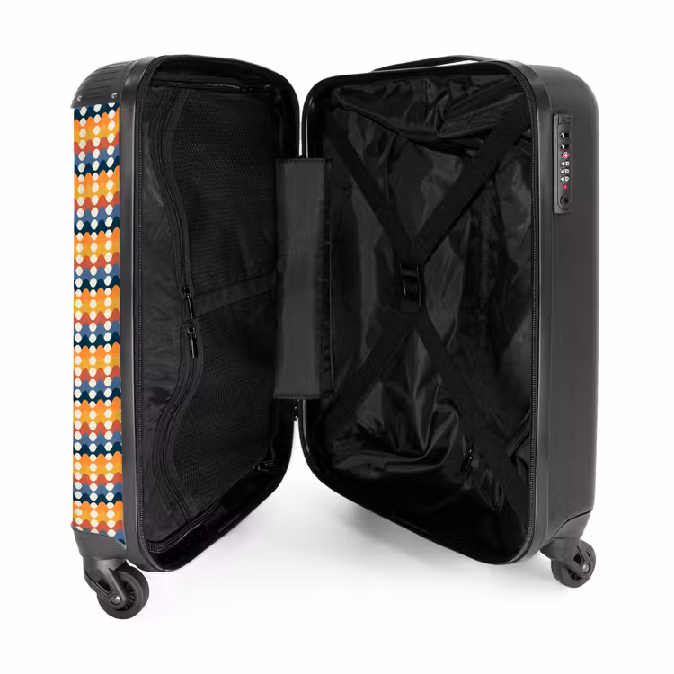 Suitcase - Retro disco 70s pattern colorful — 3