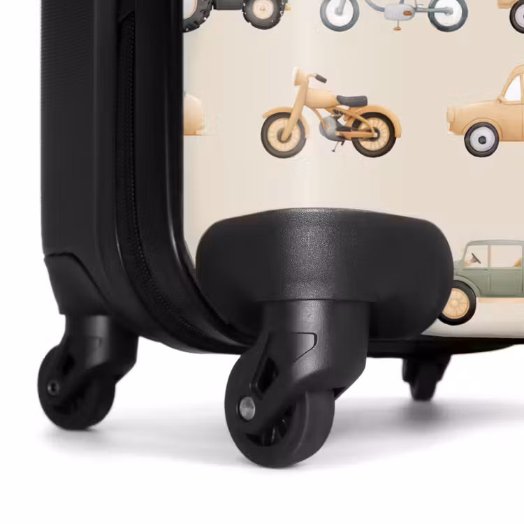 Suitcase - Retro vehicles pattern — 6