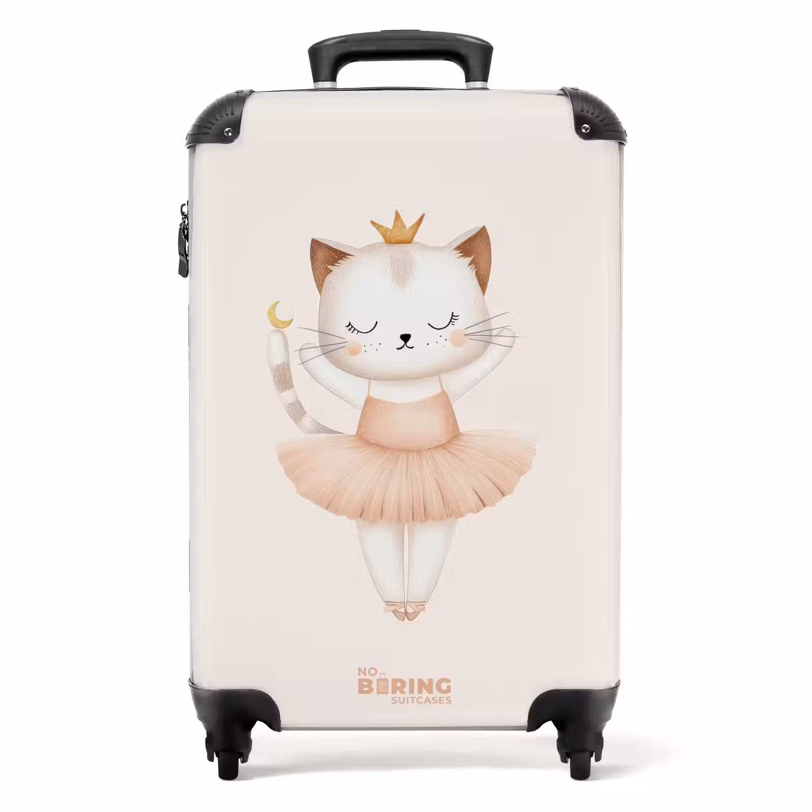Suitcase - Ballerina kitten in beige colors — 1