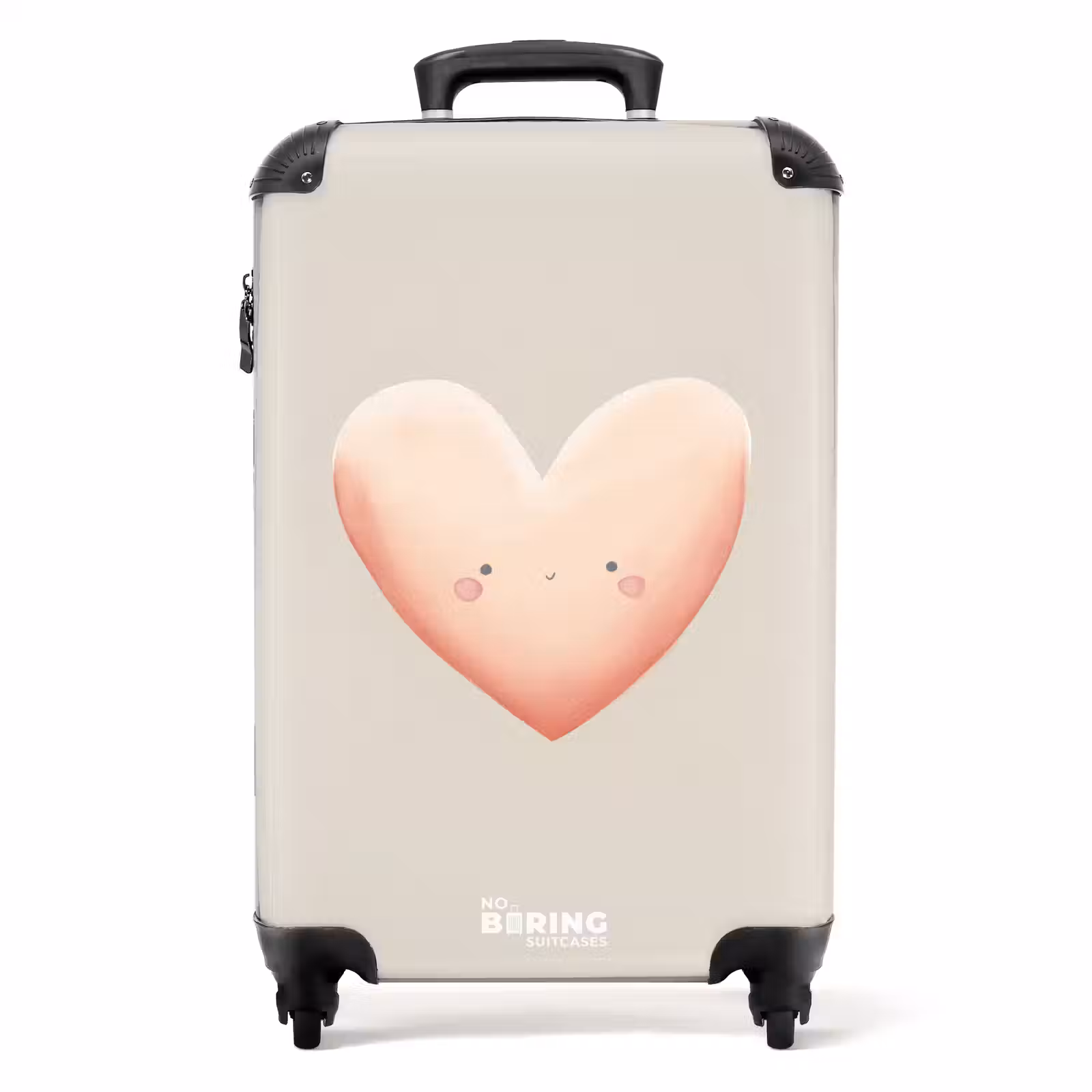 Suitcase - Heart in pastel colors — 1