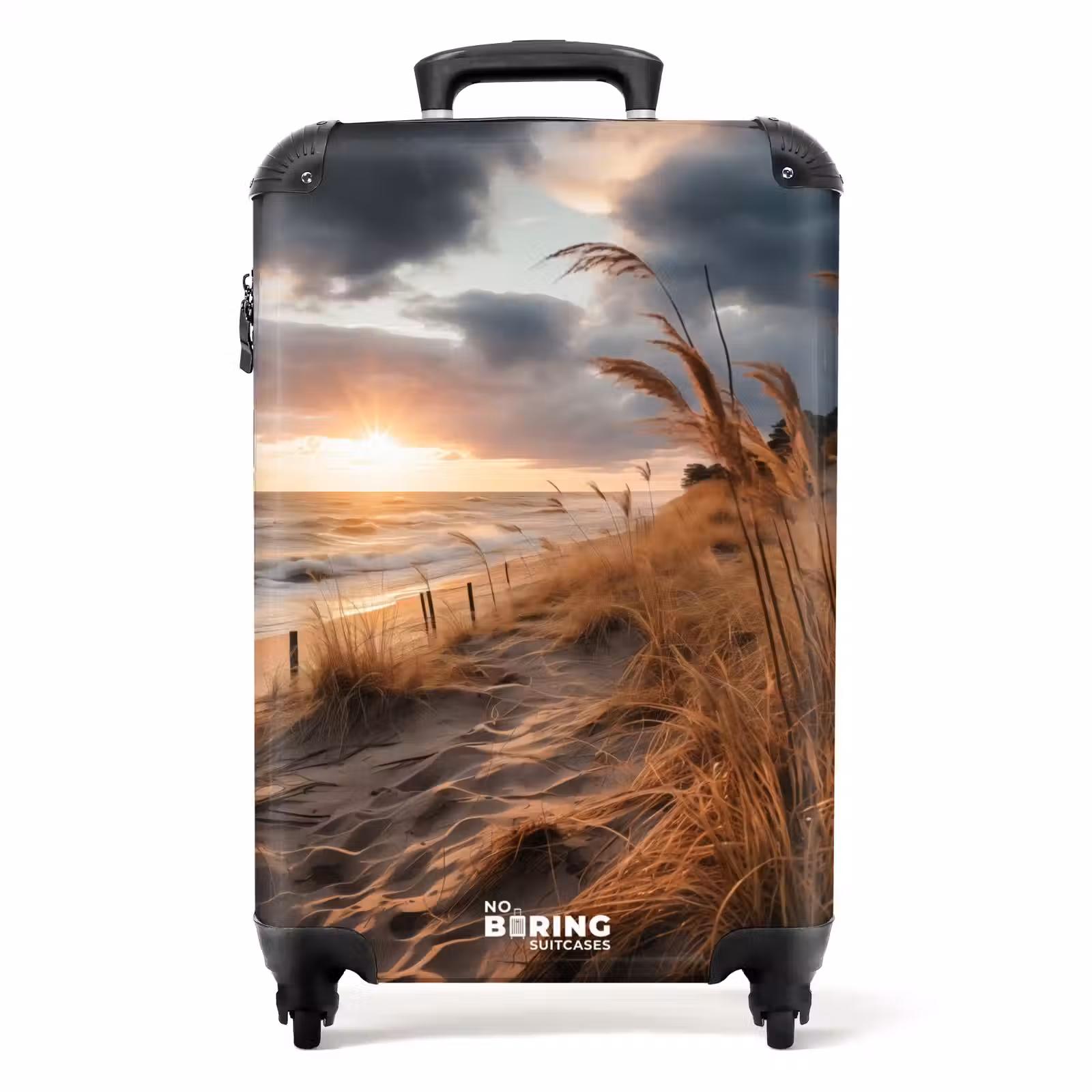 Suitcase - Beach at sunset — 1