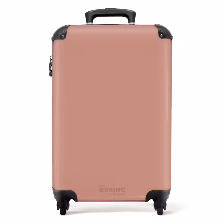 Suitcase - Nude - Terracotta — 1