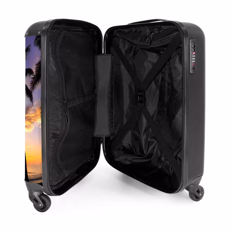 Suitcase - Palm trees at sunset — 3