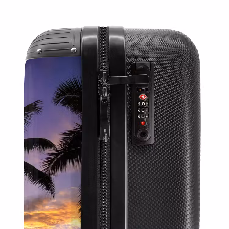 Suitcase - Palm trees at sunset — 5