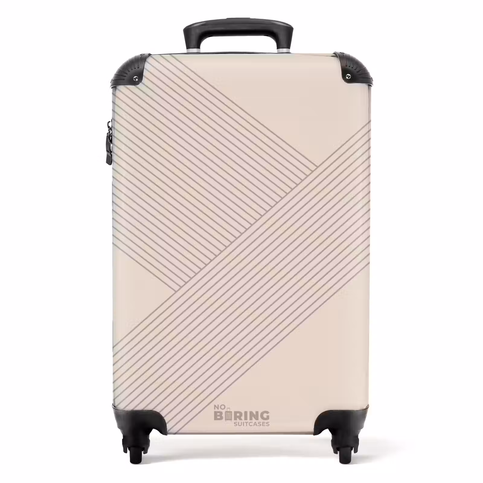 Suitcase - Minimal - Crossing lines on light sand — 1
