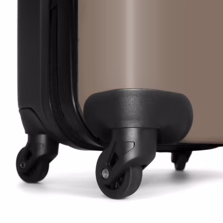Suitcase - Minimal - Taupe with black stripe — 6