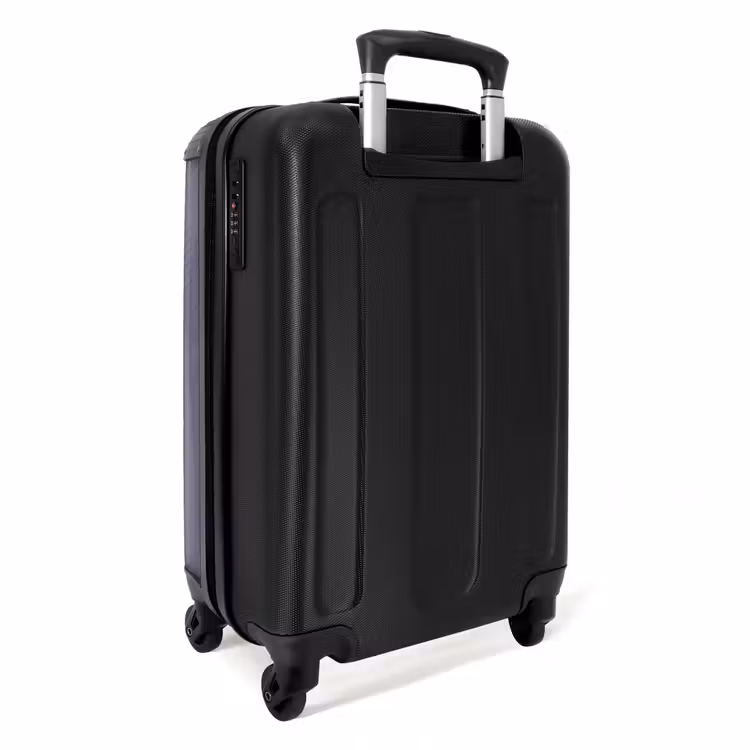 Suitcase - Minimal - Crossing lines on slate gray — 2