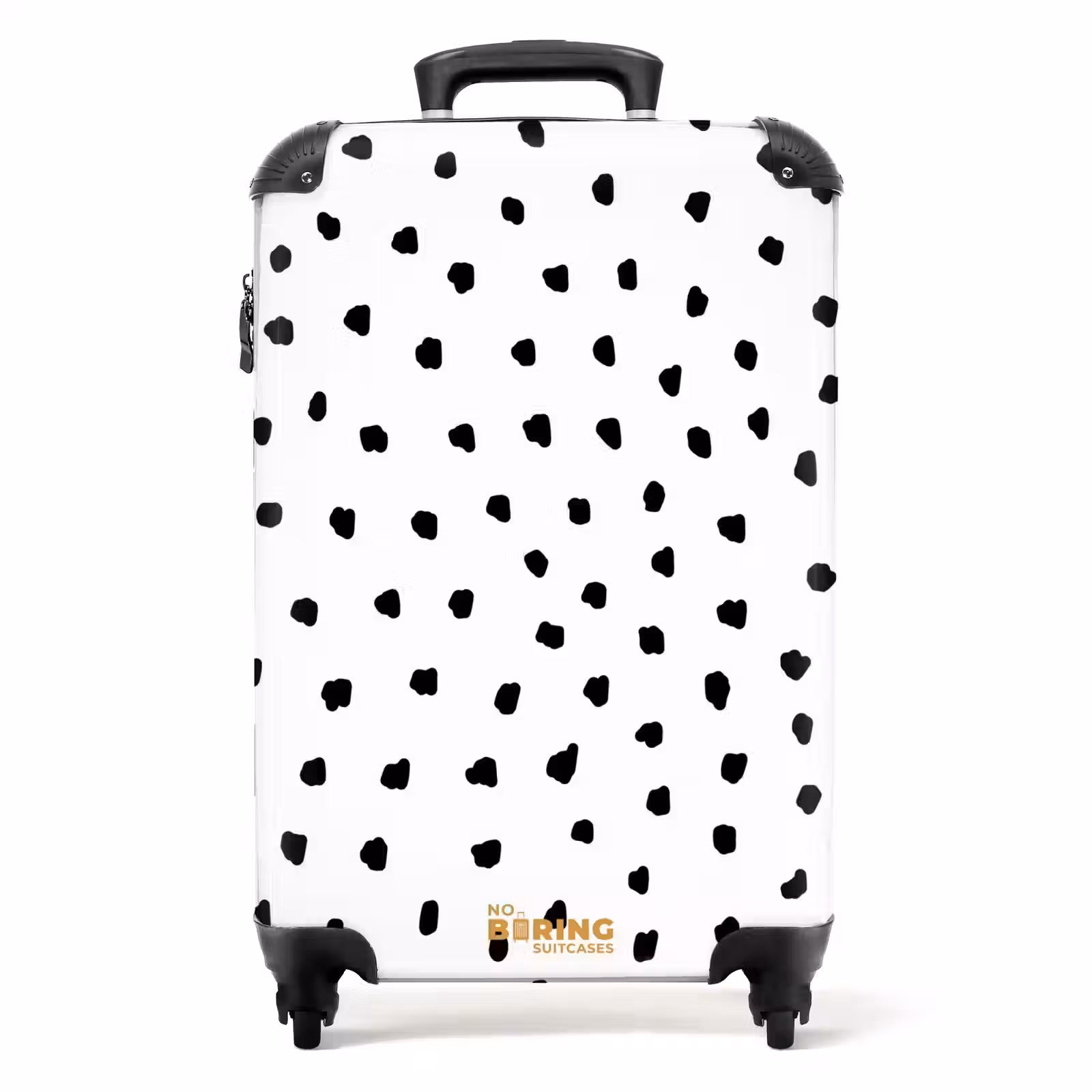 Suitcase - Black dots on a white background — 1