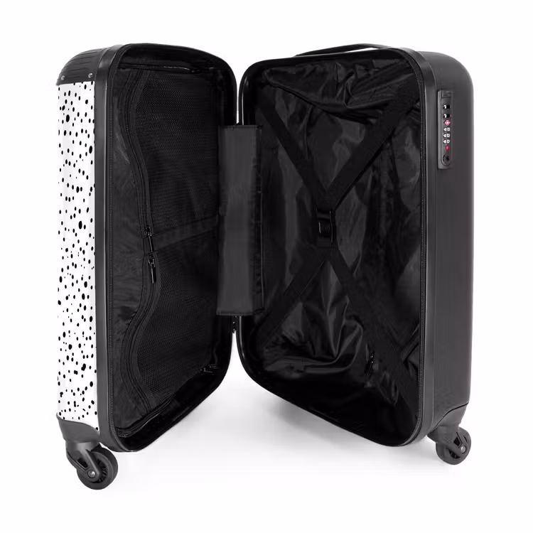 Suitcase - Black dots over a white background — 3