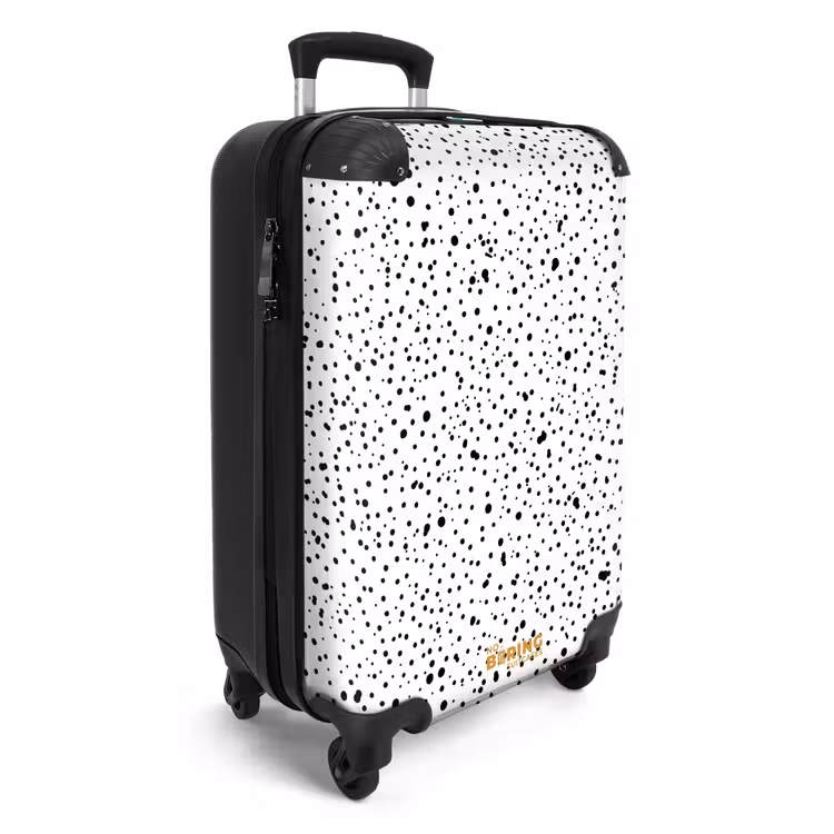 Suitcase - Black dots over a white background — 4