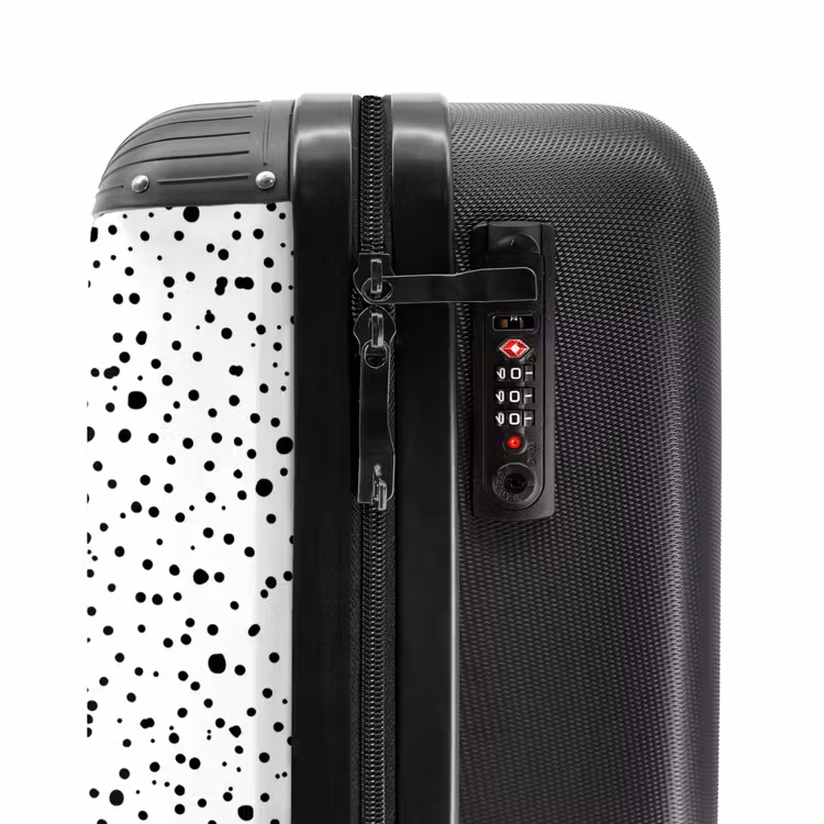 Suitcase - Black dots over a white background — 5