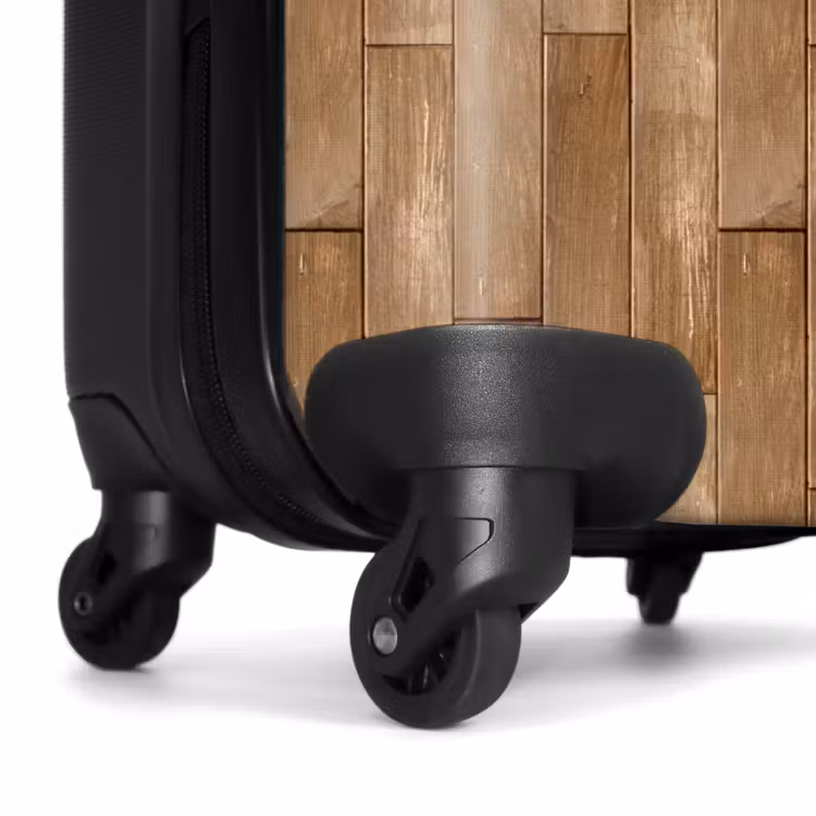 Suitcase - Light brown wood plank texture — 6