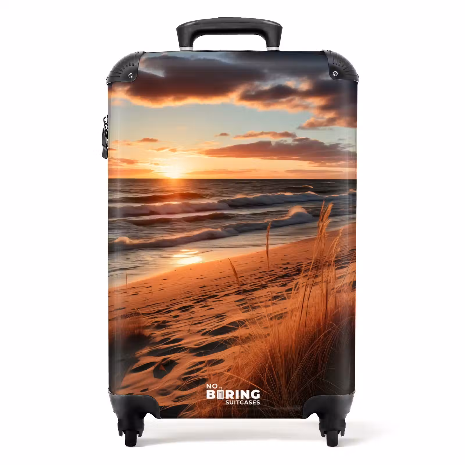 Suitcase - Sea at sunset — 1