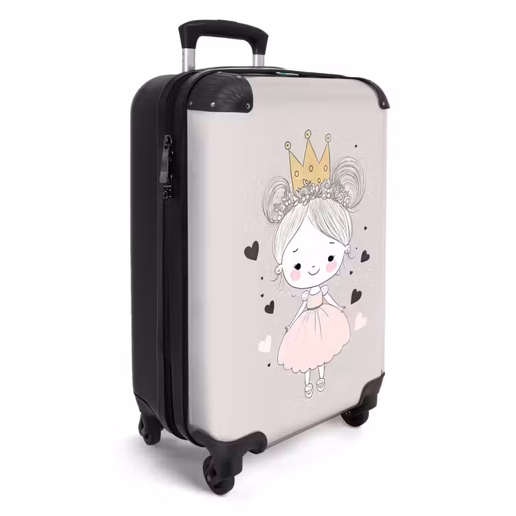 Suitcase - Princess with buns — 4