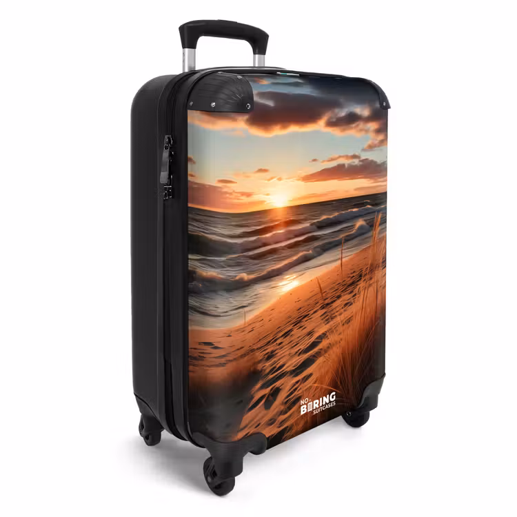 Suitcase - Sea at sunset — 4