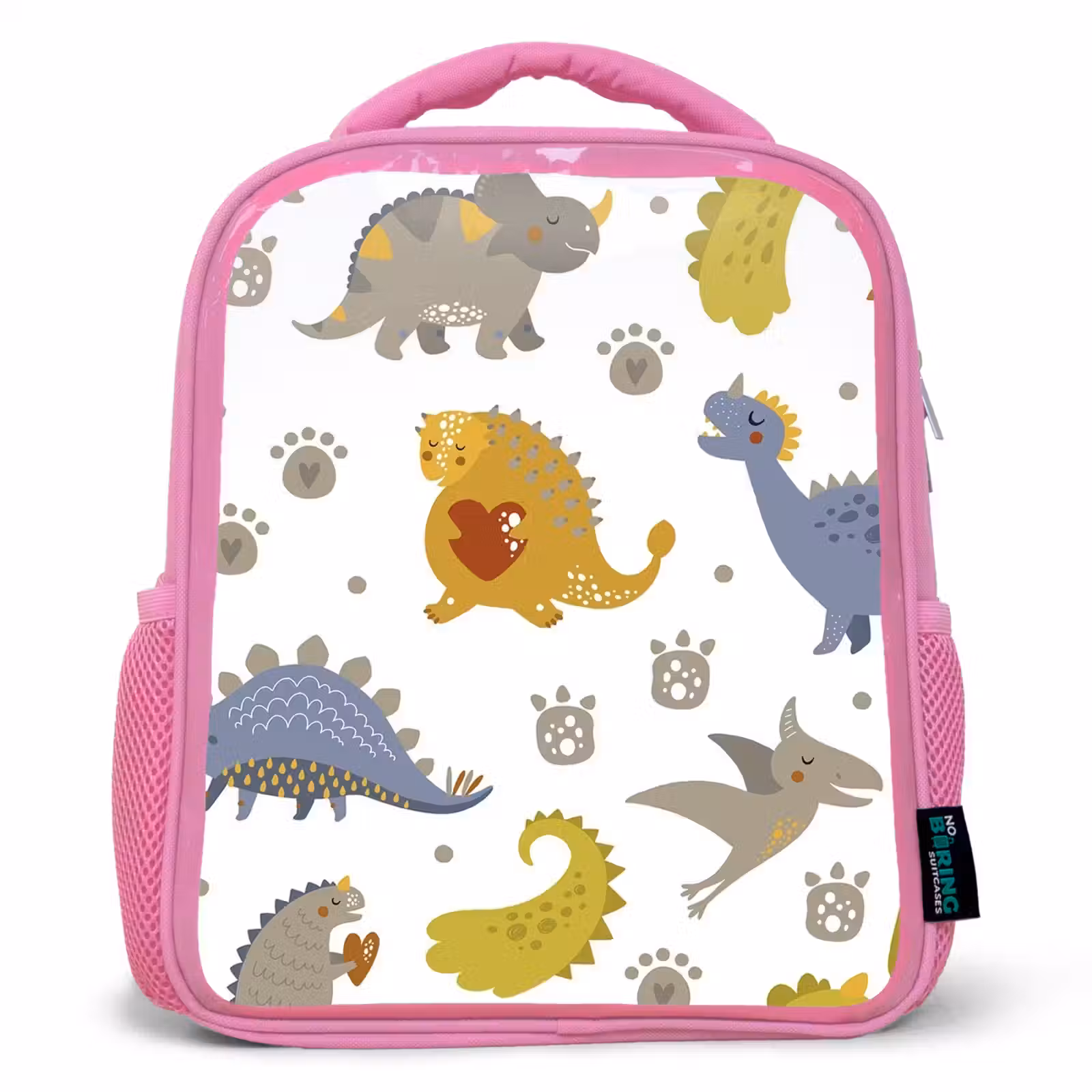 Kids backpack - Pink - Dinosaur - Children - Design - Boys - Girls — 1