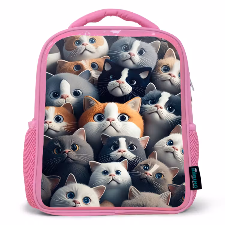 Kids backpack - Pink - Cuddly Snouts — 1
