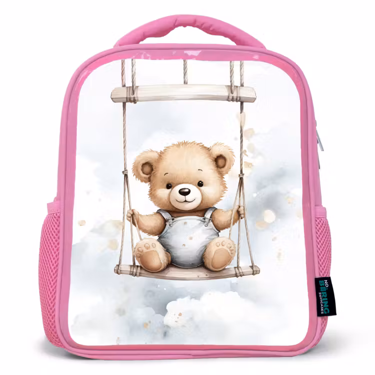 Kids backpack - Pink - Bear - Baby - Animal - Children — 1