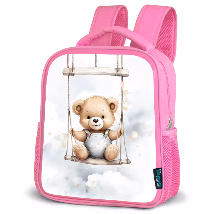 Kids backpack - Pink - Bear - Baby - Animal - Children — 4