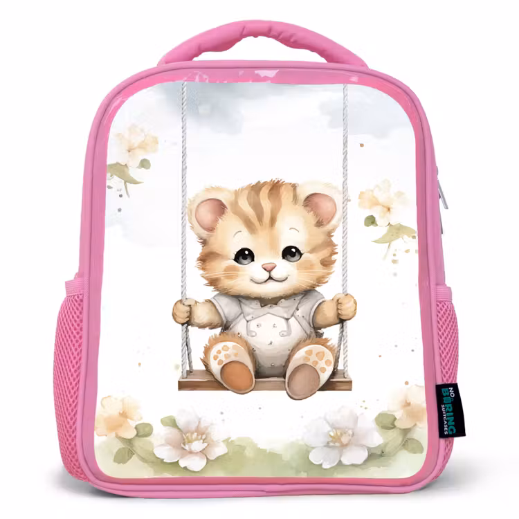 Kids backpack - Pink - Bear - Baby - Animal - Children — 1