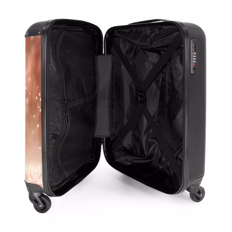 Suitcase - Fairy in an orange dress with a daisy — 5