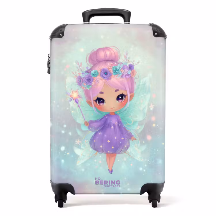 Suitcase - Magical fairy in pastel colors — 1
